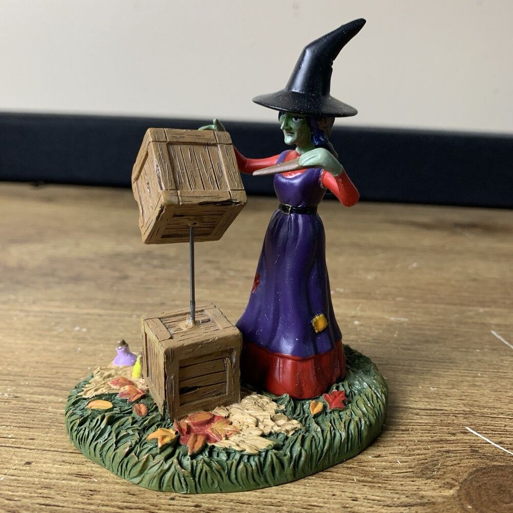 Department 56 Halloween Moving With Magic Snow Village 6002303 - Picture 2 of 8